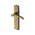 This is an image of a Heritage Brass - Door Handle Lever Latch Diplomat Design Antique Brass Finish, dip7810-at that is available to order from T.H Wiggans Ironmongery in Kendal.