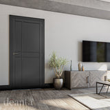 Deanta Dalston Black Prefinished Doors