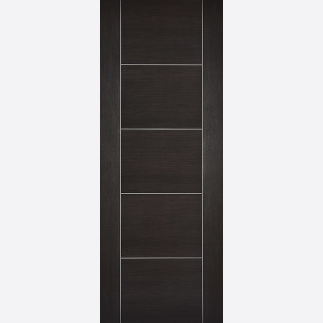 This is an image showing the LPD - Vancouver Laminate Pre-finished Dark Grey Laminate Doors Available to order from T.H. Wiggans Ironmongery in Kendal