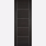 This is an image showing the LPD - Vancouver Laminate Pre-finished Dark Grey Laminate Doors Available to order from T.H. Wiggans Ironmongery in Kendal