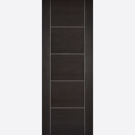 This is an image showing the LPD - Vancouver Laminate Pre-finished Dark Grey Laminate Doors Available to order from T.H. Wiggans Ironmongery in Kendal