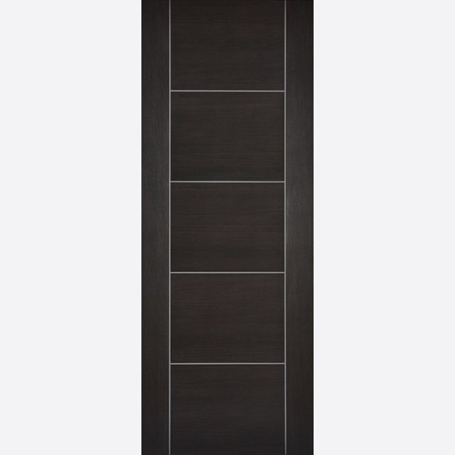 This is an image showing the LPD - Vancouver Laminate Pre-finished Dark Grey Laminate Doors Available to order from T.H. Wiggans Ironmongery in Kendal