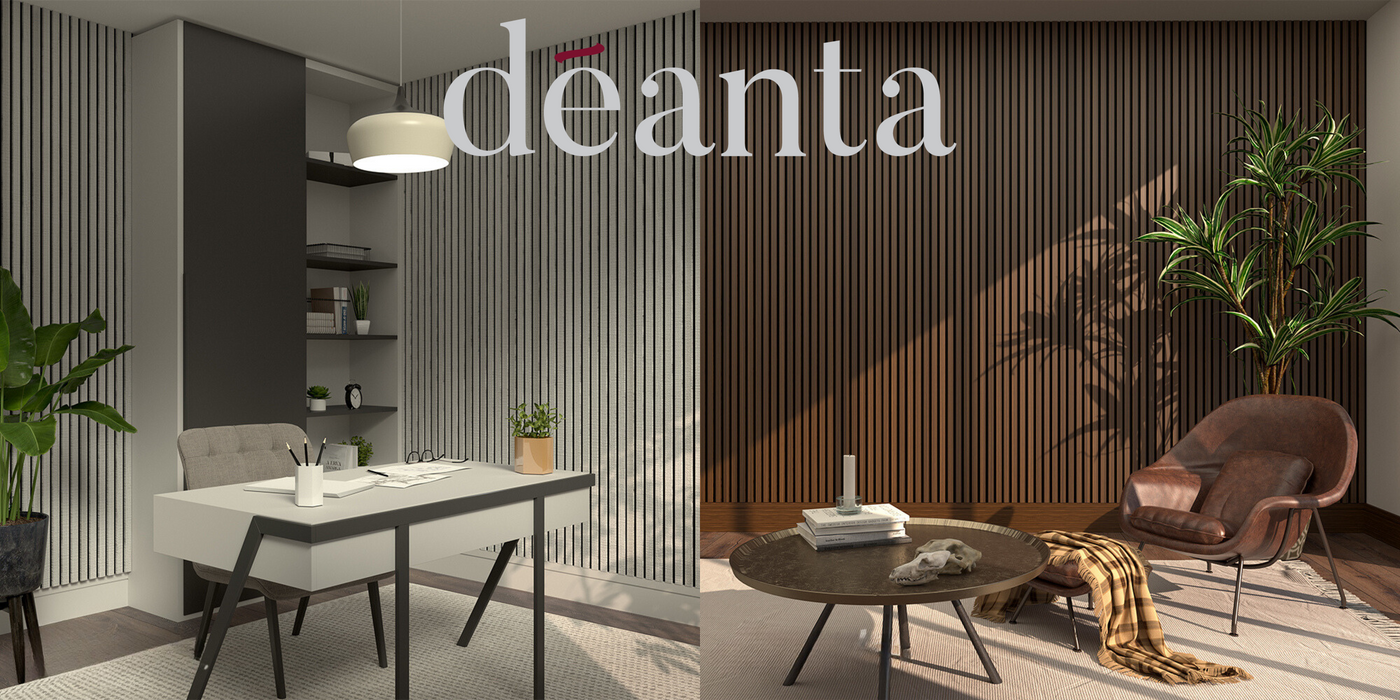 This is an image showing two ranges of wall panelling by Deanta, available to order from T.H Wiggans Ironmongery Ltd in Kendal