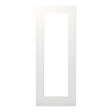 This is an image of Deanta Denver White Primed Clear Glazed Doors available to order from T.H. Wiggans Ironmongery in Kendal