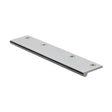 This is an image of a Heritage Brass - EP Edge Pull Cabinet Handle 200mm Satin Chrome Finish, ep200-38-sc that is available to order from T.H Wiggans Ironmongery in Kendal.