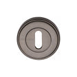This is an image of a Heritage Brass - Key Escutcheon Matt Bronze Finish, erd7000-mb that is available to order from T.H Wiggans Ironmongery in Kendal.