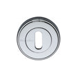 This is an image of a Heritage Brass - Key Escutcheon Polished Chrome Finish, erd7000-pc that is available to order from T.H Wiggans Ironmongery in Kendal.