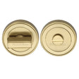 This is an image of a Heritage Brass - Round Turn & Release Cylinder with stepped edge Satin, erd7030-sb that is available to order from T.H Wiggans Ironmongery in Kendal.