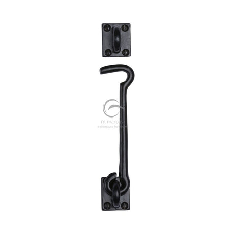 This is an image of a M.Marcus - Black Iron Rustic Cabin Hook 4", fb154-106 that is available to order from T.H Wiggans Ironmongery in Kendal.