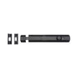 This is an image of a M.Marcus - Black Iron Rustic Door Bolt Flat 8", fb1685-203 that is available to order from T.H Wiggans Ironmongery in Kendal.