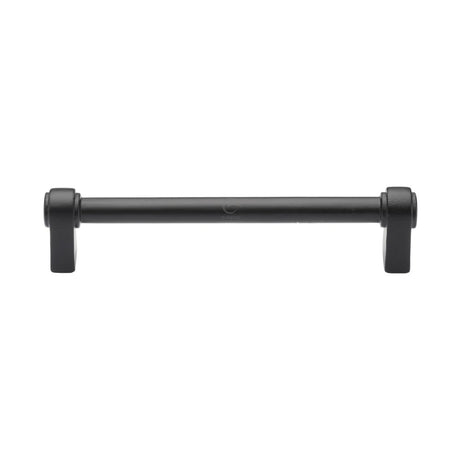 This is an image of a M.Marcus - Black Iron Rustic Cabinet Pull Artisan Design 160mm CTC, fb3325-160 that is available to order from T.H Wiggans Ironmongery in Kendal.