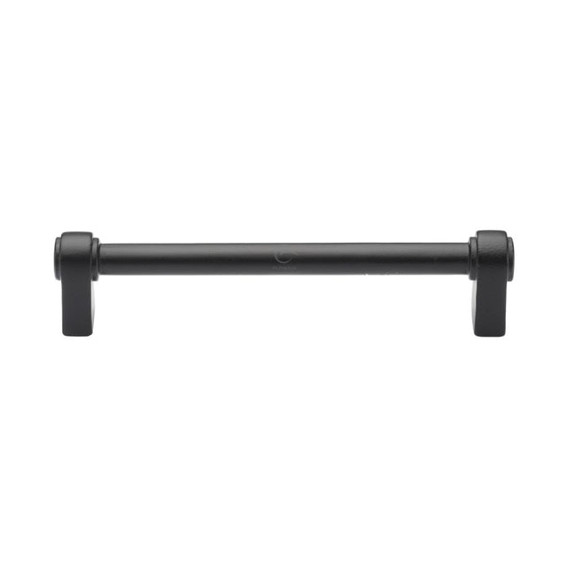This is an image of a M.Marcus - Black Iron Rustic Cabinet Pull Artisan Design 160mm CTC, fb3325-160 that is available to order from T.H Wiggans Ironmongery in Kendal.
