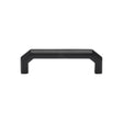 This is an image of a M.Marcus - Matt Black Rustic Iron Cabinet Pull Angular Design 96mm CTC, fb3465-96 that is available to order from T.H Wiggans Ironmongery in Kendal.