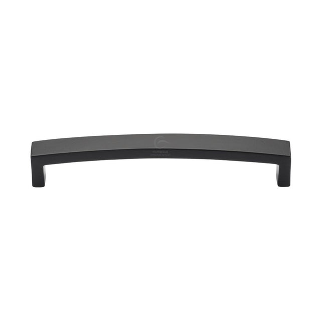 This is an image of a M.Marcus - Black Iron Rustic Cabinet Pull Arched Design 160mm CTC, fb3476-160 that is available to order from T.H Wiggans Ironmongery in Kendal.