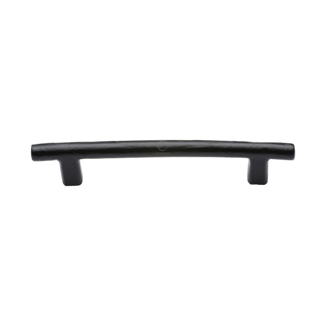 This is an image of a M.Marcus - Black Iron Rustic Cabinet Pull T Bar Design 160mm CTC, fb361-160 that is available to order from T.H Wiggans Ironmongery in Kendal.