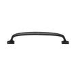 This is an image of a M.Marcus - Black Iron Rustic Cabinet Pull Durham Design 160mm CTC, fb3721-160 that is available to order from T.H Wiggans Ironmongery in Kendal.