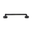 This is an image of a M.Marcus - Black Iron Rustic Cabinet Pull Traditional Design 160mm CTC, fb376-160 that is available to order from T.H Wiggans Ironmongery in Kendal.