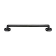 This is an image of a M.Marcus - Black Iron Rustic Cabinet Pull Traditional Design 192mm CTC, fb376-192 that is available to order from T.H Wiggans Ironmongery in Kendal.