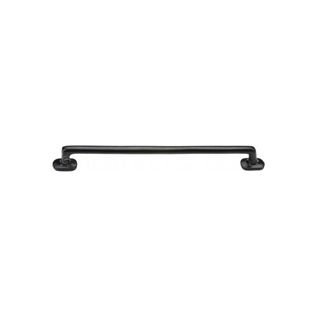 This is an image of a M.Marcus - The Cabinet Pull Traditional Design 254mm Black Iron, fb376-254 that is available to order from T.H Wiggans Ironmongery in Kendal.