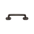 This is an image of a M.Marcus - Black Iron Rustic Cabinet Pull Traditional Design 96mm CTC, fb376-96 that is available to order from T.H Wiggans Ironmongery in Kendal.