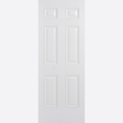 This is an image showing the LPD - Colonial 6P Pre-Finished White Doors Available to order from T.H. Wiggans Ironmongery in Kendal