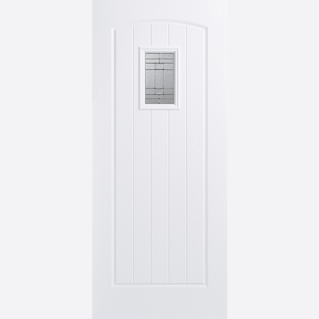 This is an image showing the LPD - Cottage 1L Pre-Finished White Doors Available to order from T.H. Wiggans Ironmongery in Kendal