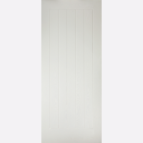 This is an image showing the LPD - Mexicano External Pre-Finished White Doors Available to order from T.H. Wiggans Ironmongery in Kendal