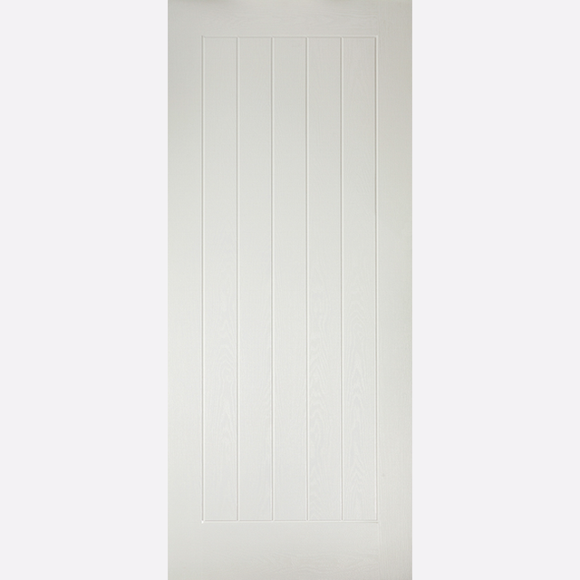 This is an image showing the LPD - Mexicano External Pre-Finished White Doors Available to order from T.H. Wiggans Ironmongery in Kendal