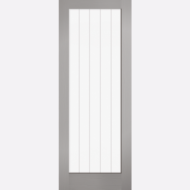 This is an image showing the LPD - Vertical 1L Pre-Finished Grey Doors Available to order from T.H. Wiggans Ironmongery in Kendal