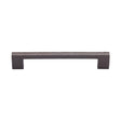 This is an image of a Heritage Brass - Cabinet Pull Metro Hammered Design 160mm CTC Matt Bronze Finish, ham0337-160-mb that is available to order from T.H Wiggans Ironmongery in Kendal.