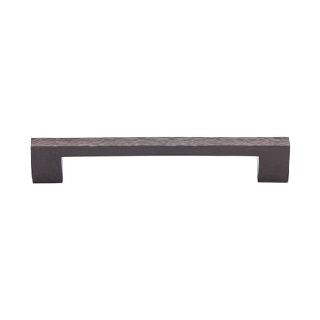 This is an image of a Heritage Brass - Cabinet Pull Metro Hammered Design 160mm CTC Matt Bronze Finish, ham0337-160-mb that is available to order from T.H Wiggans Ironmongery in Kendal.