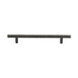 This is an image of a Heritage Brass - Cabinet Pull T-Bar Hammered Design 160mm CTC Matt Bronze Finish, ham0361-160-mb that is available to order from T.H Wiggans Ironmongery in Kendal.