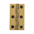 This is an image of a Heritage Brass - Hinge Brass 3" x 1 5/8" Antique Brass Finish, hg99-125-at that is available to order from T.H Wiggans Ironmongery in Kendal.