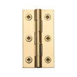 This is an image of a Heritage Brass - Hinge Brass 3" x 1 5/8" Polished Brass Finish, hg99-125-pb that is available to order from T.H Wiggans Ironmongery in Kendal.