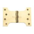 This is an image of a Heritage Brass - Parliament Hinge Brass 4" x 4" x 6" Polished Brass Finish, hg99-395-pb that is available to order from T.H Wiggans Ironmongery in Kendal.