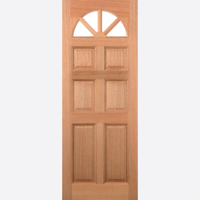 This is an image showing the LPD - Carolina 6P Hardwood Dowelled Doors Available to order from T.H. Wiggans Ironmongery in Kendal