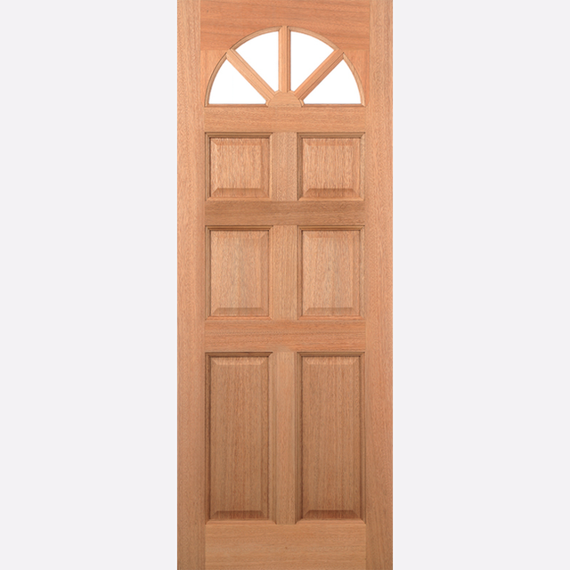 This is an image showing the LPD - Carolina 6P Hardwood Dowelled Doors Available to order from T.H. Wiggans Ironmongery in Kendal