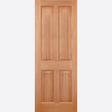 This is an image showing the LPD - Colonial 4P Hardwood M&T Doors Available to order from T.H. Wiggans Ironmongery in Kendal