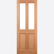 This is an image showing the LPD - Malton 2L Glazed External Hardwood M&T Doors Available to order from T.H. Wiggans Ironmongery in Kendal