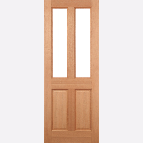 This is an image showing the LPD - Malton 2L Glazed External Hardwood Dowelled Doors Available to order from T.H. Wiggans Ironmongery in Kendal