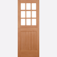 This is an image showing the LPD - Stable 9L Straight Top Hardwood M&T Doors Available to order from T.H. Wiggans Ironmongery in Kendal