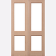 This is an image showing the LPD - 2XGG Hemlock Doors Available to order from T.H. Wiggans Ironmongery in Kendal