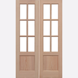 This is an image showing the LPD - GTP 2P Hemlock Doors Available to order from T.H. Wiggans Ironmongery in Kendal