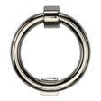 This is an image of a Heritage Brass - Ring Knocker Polished Nickel Finish, k1270-pnf that is available to order from T.H Wiggans Ironmongery in Kendal.