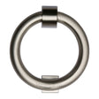 This is an image of a Heritage Brass - Ring Knocker Satin Nickel Finish, k1270-sn that is available to order from T.H Wiggans Ironmongery in Kendal.