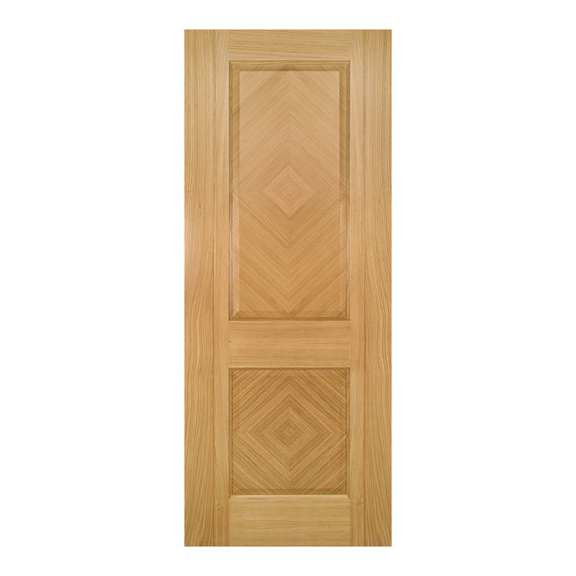 This is an image of Deanta Kensington Prefinished Oak Doors available to order from T.H. Wiggans Ironmongery in Kendal