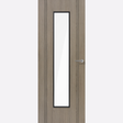 This is an image showing the LPD - Monaco Laminate Glazed Pre-finished Light Grey Laminate Doors Available to order from T.H. Wiggans Ironmongery in Kendal