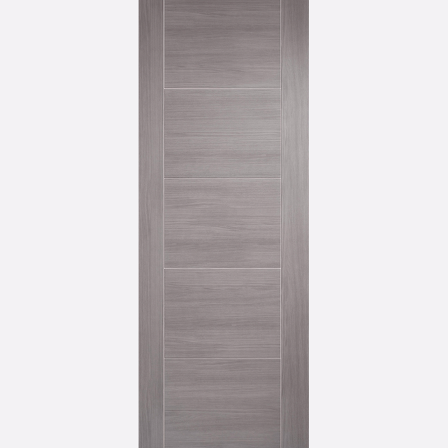 This is an image showing the LPD - Vancouver Laminate Pre-finished Light Grey Laminate Doors Available to order from T.H. Wiggans Ironmongery in Kendal