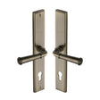 This is an image of a Heritage Brass - Multi-Point Door Handle Lever Lock Colonial RH Design Antique Bras, mp1932-rh-at that is available to order from T.H Wiggans Ironmongery in Kendal.