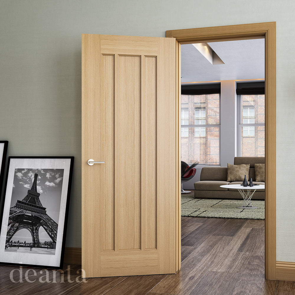 Deanta Norwich Unfinished Oak Doors